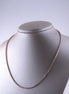 Cadena Franco Diamantada Bicolor (Oro Rosado - Blanco) 18k - ITA162 - 50 cms - P: 23 gr
