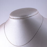 Cadena Escalera Oro Blanco 18k /ITA77/ 40 cms / P: 1,7 gr