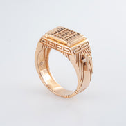 Anillo Oro Rosado 18k / NA57 / T: 10 / Peso: 11,2 gr
