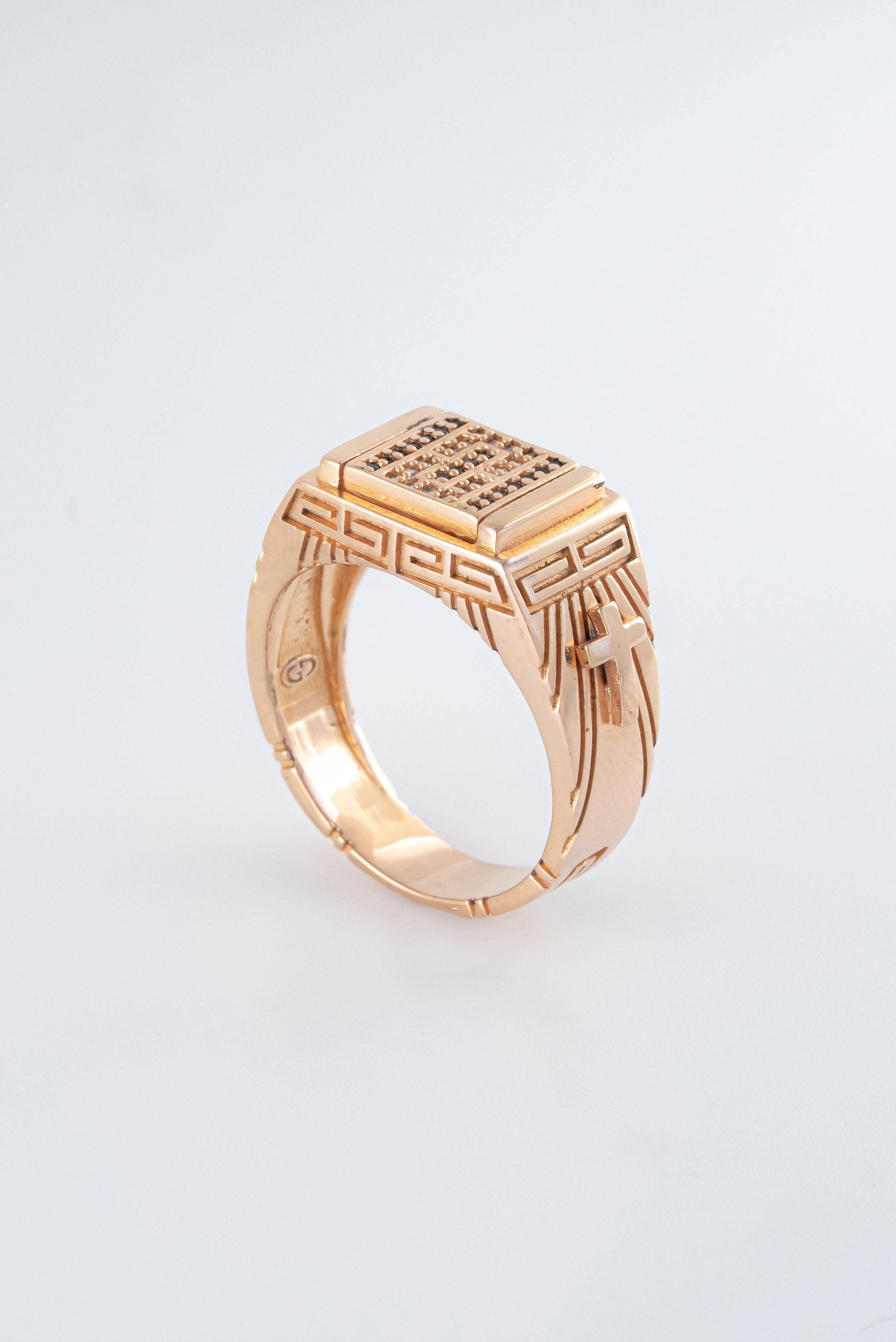 Anillo Oro Rosado 18k / NA57 / T: 10 / Peso: 11,2 gr