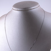 Cadena Veneciana 1 mm 18k oro blanco / 1,54 gr - 50 cms - Italiano