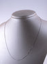 Cadena Veneciana 1 mm 18k oro blanco / 1,54 gr - 50 cms - Italiano