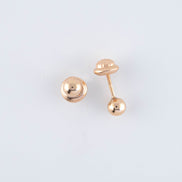 Topos Balin 4 mm Liso Oro Rosado 18k / NA152 / P: 0.5 gr
