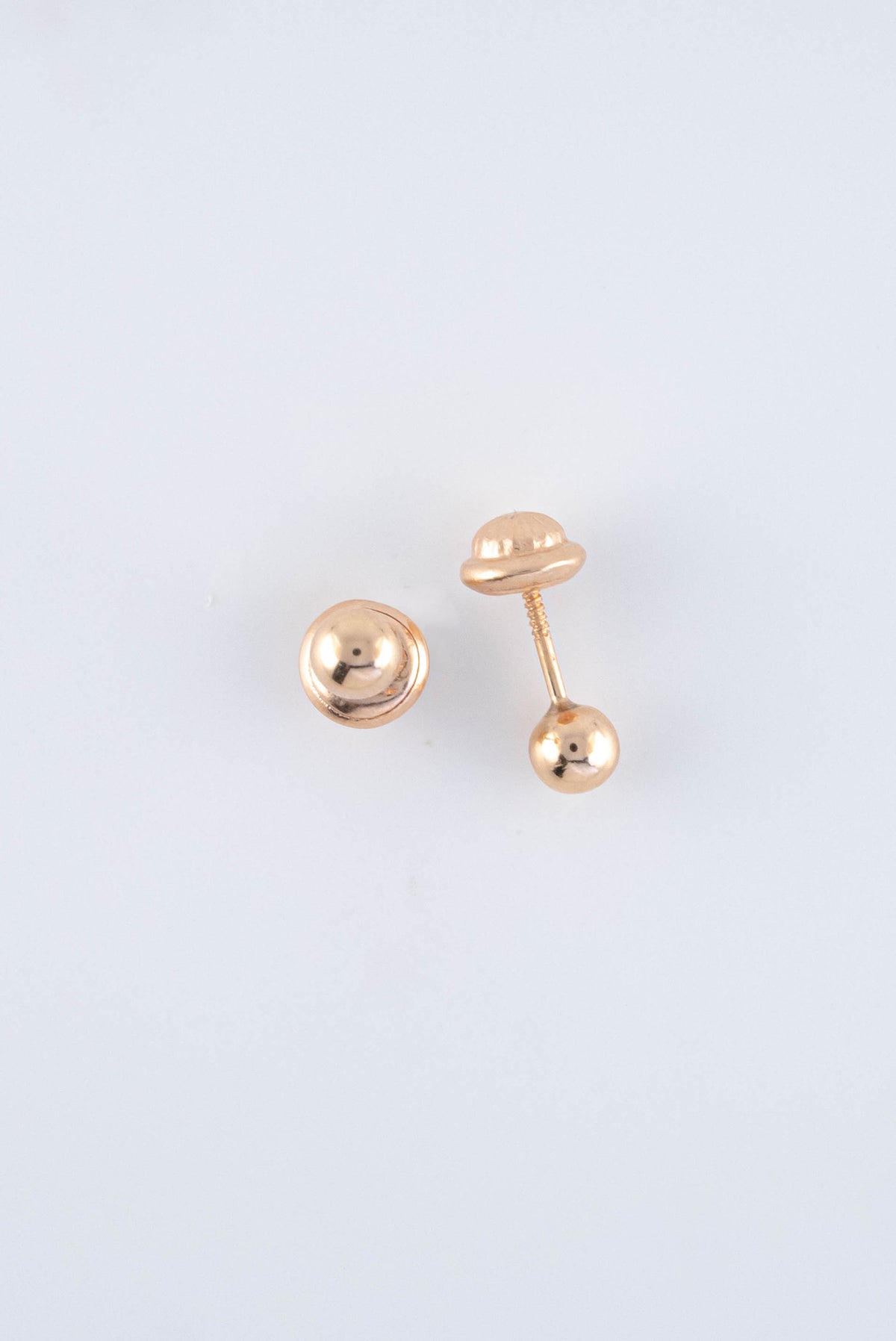 Topos Balin 4 mm Liso Oro Rosado 18k / NA152 / P: 0.5 gr