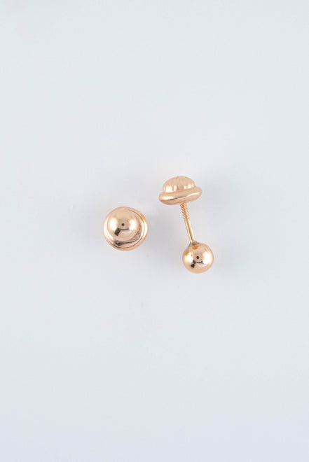Topos Balin 4 mm Liso Oro Rosado 18k / NA152 / P: 0.5 gr