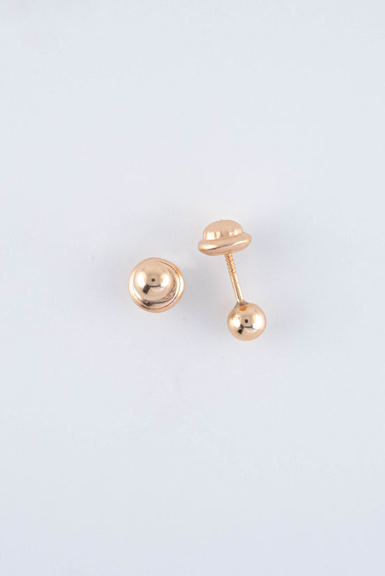 Topos Balin 4 mm Liso Oro Rosado 18k / NA152 / P: 0.5 gr
