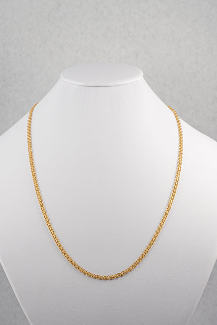Cadena Bismark Oro Amarillo 18k / ITA74 / 60 cms / M: 3.5 mm / P: 6,1 gr
