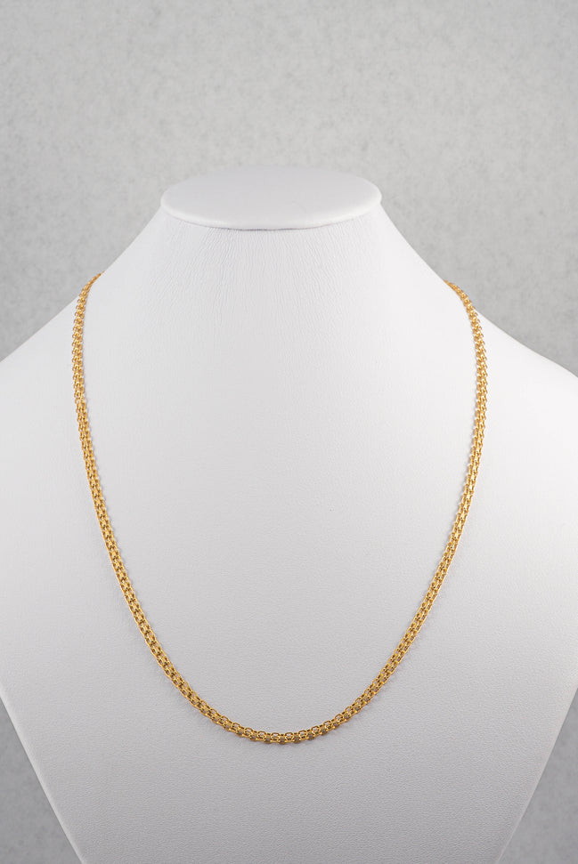Cadena Bismark Oro Amarillo 18k / ITA74 / 60 cms / M: 3.5 mm / P: 6,1 gr