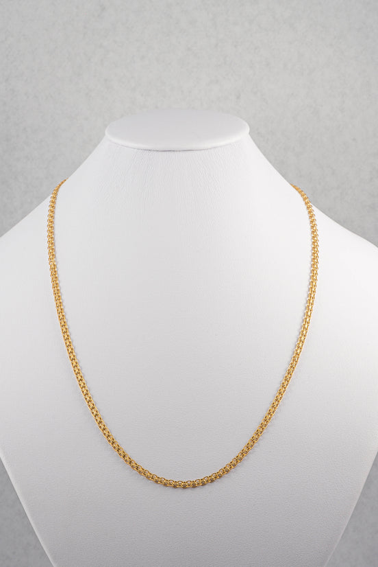 Cadena Bismark Oro Amarillo 18k / ITA74 / 60 cms / M: 3.5 mm / P: 6,1 gr