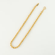 Tobillera Lazo San Francisco Oro Amarillo 18k / ITA66 7 M: 27 cms x 4 mm / P: 5.2 gr