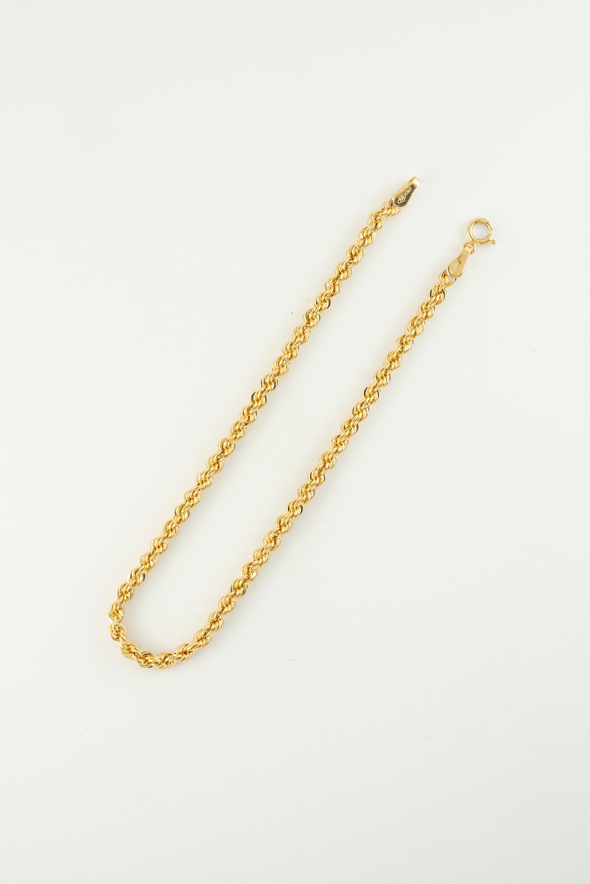 Tobillera Lazo San Francisco Oro Amarillo 18k / ITA66 7 M: 27 cms x 4 mm / P: 5.2 gr