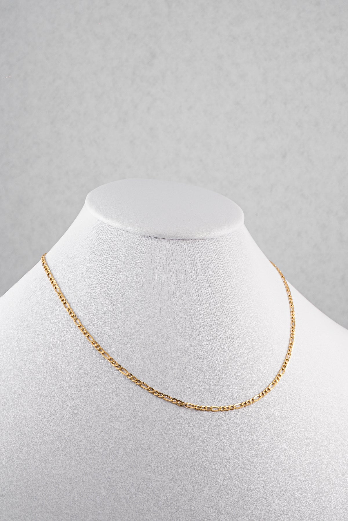 Cadena Figaro Oro Amarillo 18k / ITA07 / 40 cms / M: 3 mm / P: 2,7 gr
