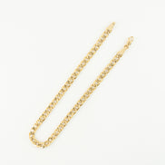 Pulsera Cubana Oro Amarillo 18k / ITA02 / M: 20 cms x 4 mm / P: 4,11 gr