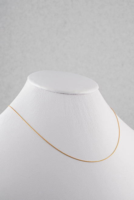 Cadena Veneciana Oro Amarillo 18k -/ ITA87 / 40 cms / M: 1 mm / P: 1.5 gr
