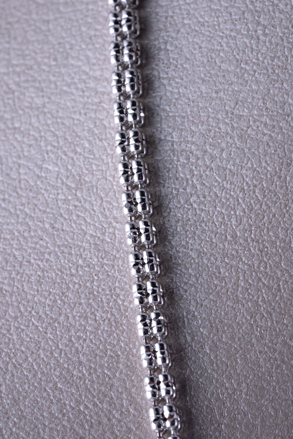 Cadena Ice Diamantado Oro Blanco 18k / ITA266 / 70 cms / P: 18,9 gr