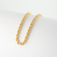 Pulsera Lazo San Francisco Oro Amarillo 18k /ITA65 / M: 19.5 cms x 4 mm / P: 3.6 gr