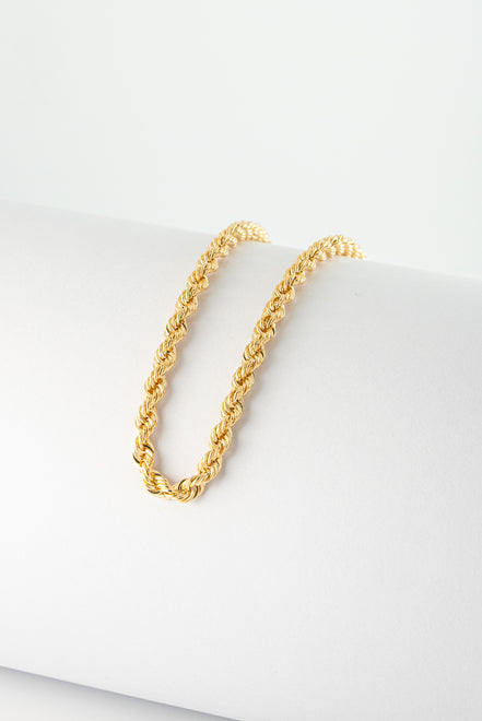 Pulsera Lazo San Francisco Oro Amarillo 18k /ITA65 / M: 19.5 cms x 4 mm / P: 3.6 gr