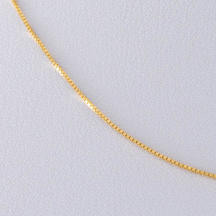 Cadena Veneciana Oro Amarillo 18k / ITA87 / 40 cms / M: 1 mm / P: 1.1 gr