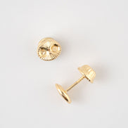 Topos GC Diamantado Oro Amarillo 18k / NA09 / M: 7 mm x 9 mm / P: 0,9 gr