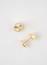 Topos GC Diamantado Oro Amarillo 18k / NA09 / M: 7 mm x 9 mm / P: 0,9 gr