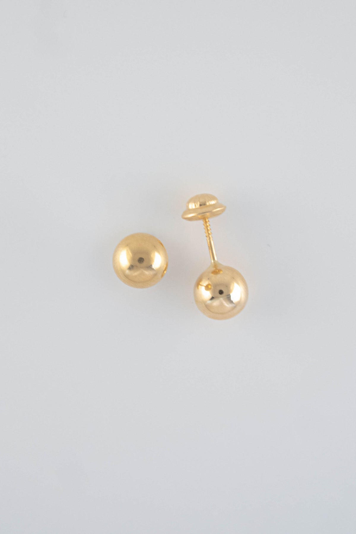 Topos Balin 7 mm Liso Oro Amarillo 18k / NA152 / P: 0.8 gr