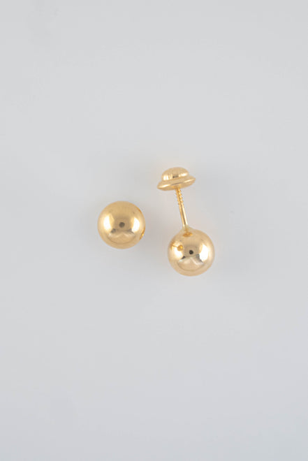 Topos Balin 7 mm Liso Oro Amarillo 18k / NA152 / P: 0.8 gr