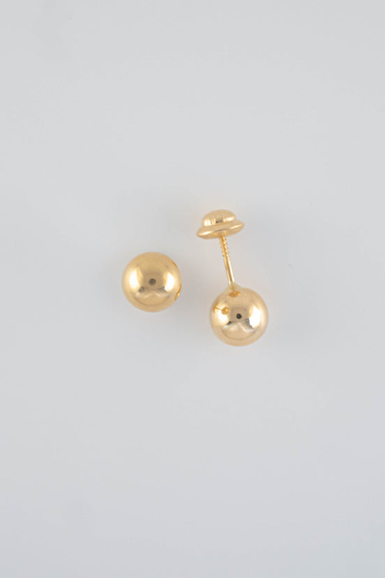 Topos Balin 7 mm Liso Oro Amarillo 18k / NA152 / P: 0.8 gr