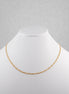 Cadena Figaro Oro Amarillo 18k / ITA09 / 45 cms / M: 3 mm / P: 2.2 gr