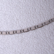 Cadena Escalera Oro Blanco 18k /ITA77/ 40 cms / P: 1,7 gr