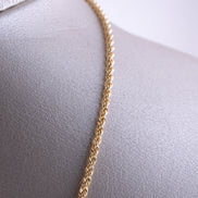 Cadena Lazo San Francisco Oro Amarillo 18k / ITA232/ 50 cms / P: 7,6 gr