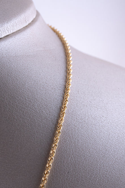 Cadena Lazo San Francisco Oro Amarillo 18k / ITA232/ 50 cms / P: 7,6 gr