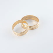 Argollas de Matrimonio 18k oro amarillo / Personaliza tu diseño - Nacional