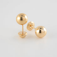 Topos Balin 7 mm Liso Oro Amarillo 18k / NA152 / P: 0.8 gr