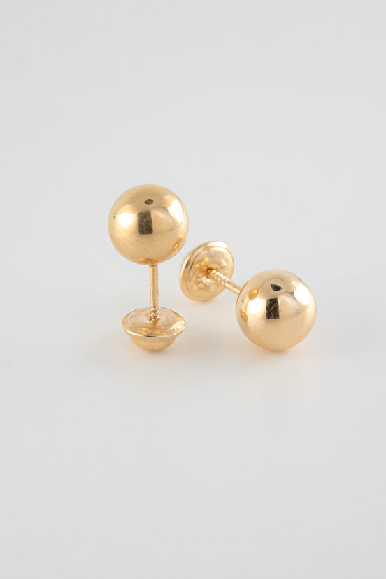 Topos Balin 7 mm Liso Oro Amarillo 18k / NA152 / P: 0.8 gr