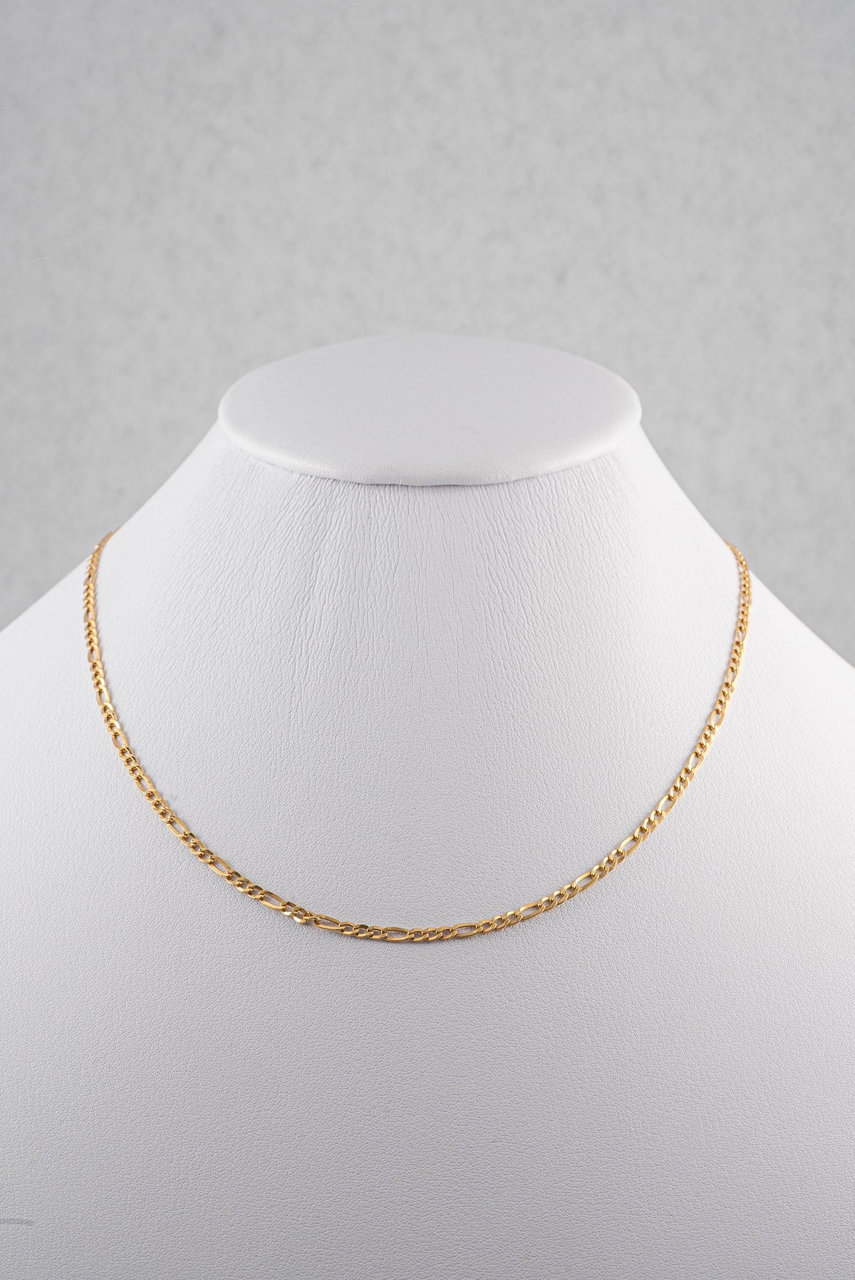Cadena Figaro Oro Amarillo 18k / ITA07 / 40 cms / M: 3 mm / P: 2,7 gr