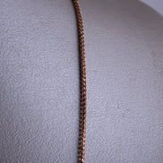Cadena Franco Diamantado Oro Rosado 18k / ITA154 / 60 cms /P: 12,6 gr
