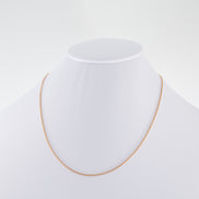 Cadena Veneciana Oro Rosado 18k / ITA90 / 45 cms / M: 1.2 mm / P: 3.1 gr