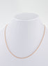 Cadena Veneciana Oro Rosado 18k / ITA90 / 45 cms / M: 1.2 mm / P: 3.1 gr