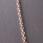 Cadena Forzatina Oro Rosado 18k  /ITA186 / 70 cms / P: 8 gr