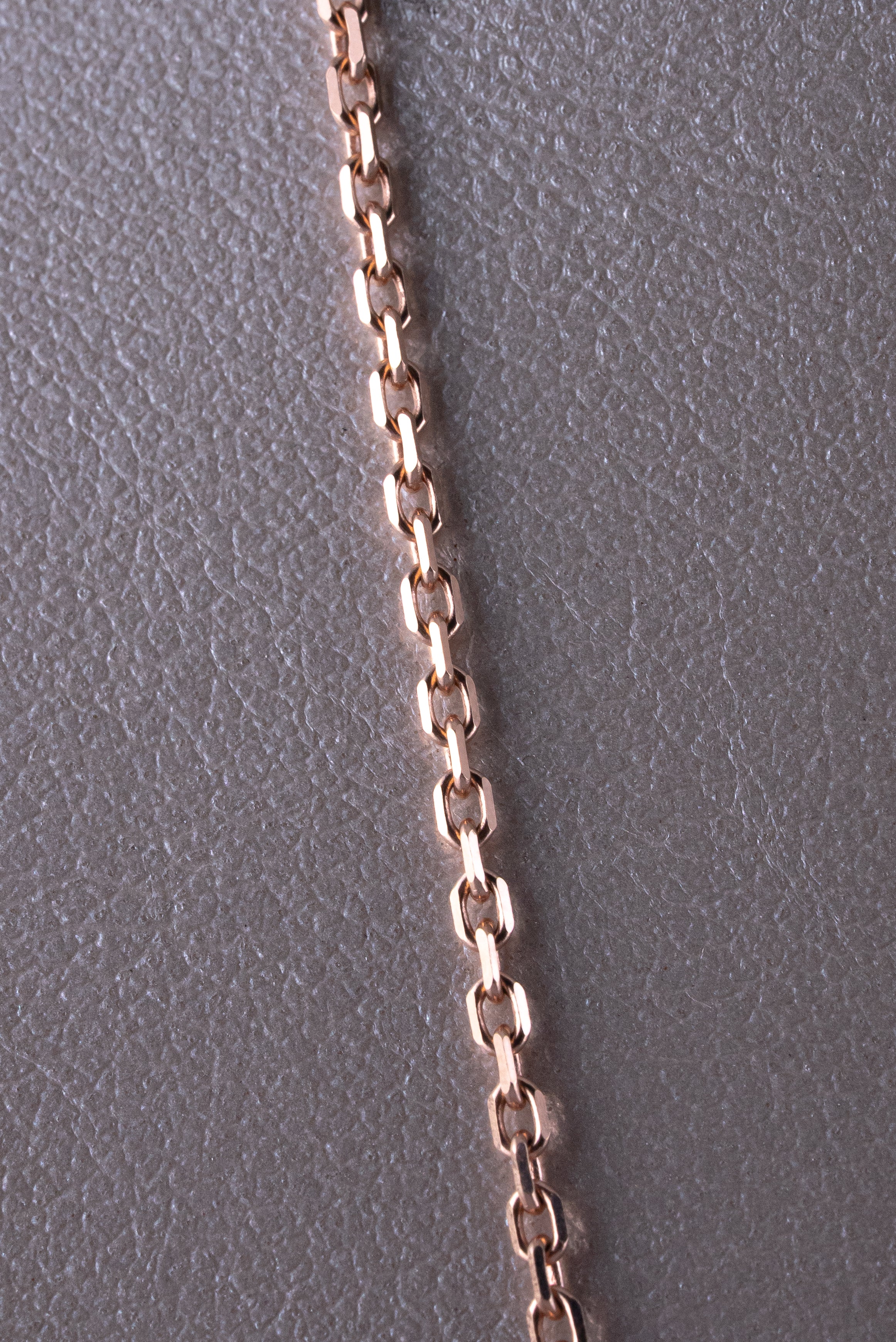 Cadena Forzatina Oro Rosado 18k  /ITA186 / 70 cms / P: 8 gr