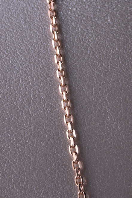 Cadena Forzatina Oro Rosado 18k  /ITA186 / 70 cms / P: 8 gr