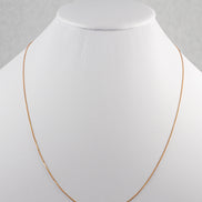 Cadena Veneciana Oro Rosado 18k / ITA91 / 50 cms / M: 1 mm / P: 1,3 gr
