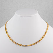 Cadena Cubana Oro Amarillo 18k / ITA30 / 45 cms / M: 5 mm / P: 8.43 gr