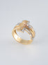 Anillo Cristo Oro Amarillo 18k Circones /NA57/ T: 10 / Peso: 8,6 gr