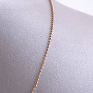 Cadena Mini Militar Oro Rosado 18k / ITA239 / 45 cms / P:2,8 gr