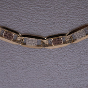 Cadena Escalera Tres Oros 18k /ITA84 / 60 cms / P: 18,7 gr