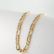 Pulsera Figaro Oro Amarillo 18k / ITA02 / M: 21 cms x 7 mm / P: 6,6 gr