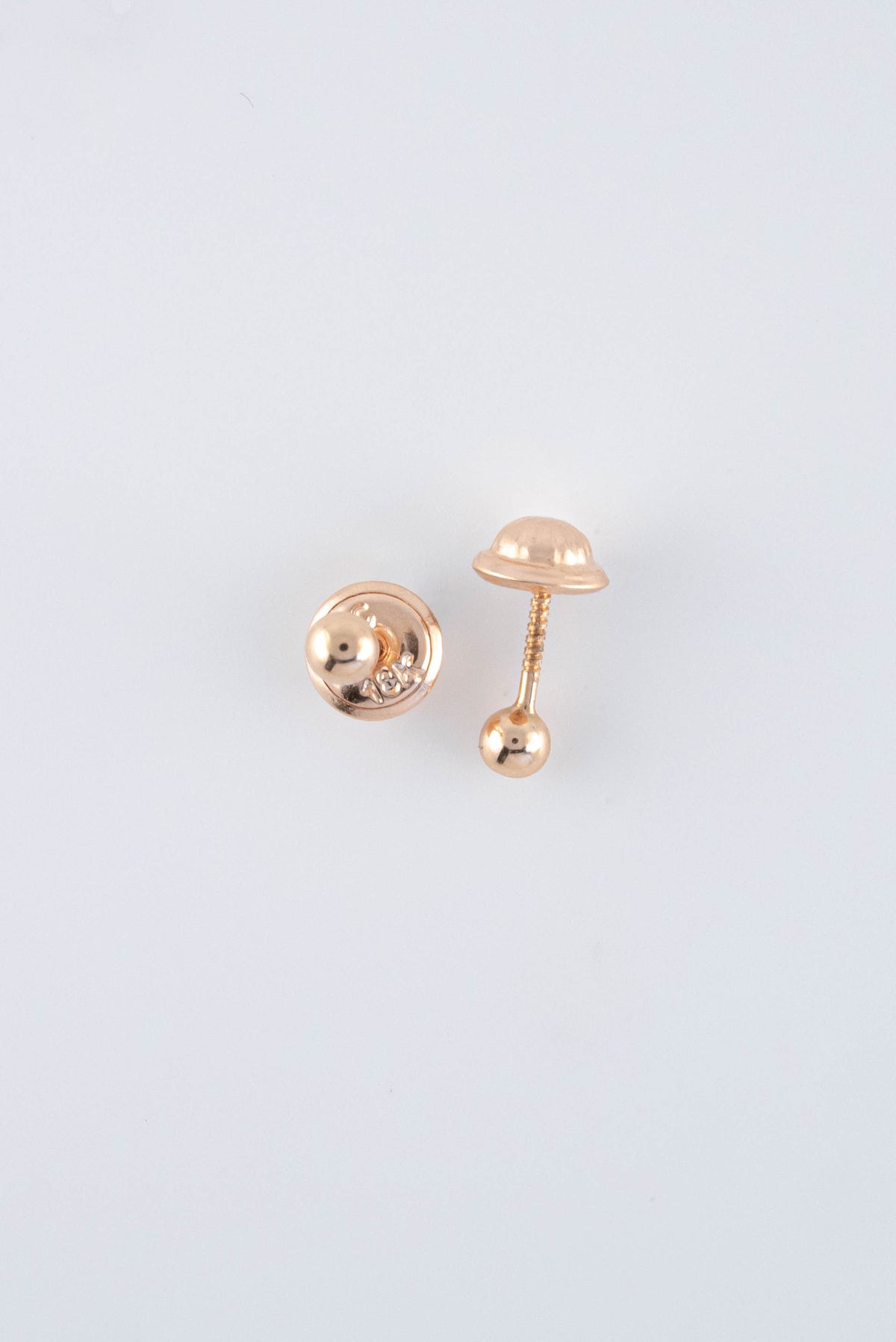Topos Balin 3 mm Liso Oro Rosado 18k / NA152 / P: 0.4 gr
