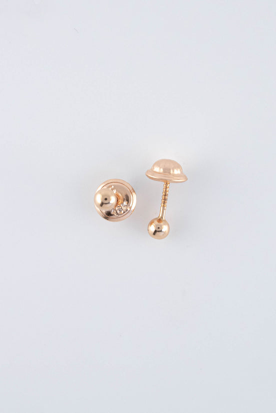 Topos Balin 3 mm Liso Oro Rosado 18k / NA152 / P: 0.4 gr