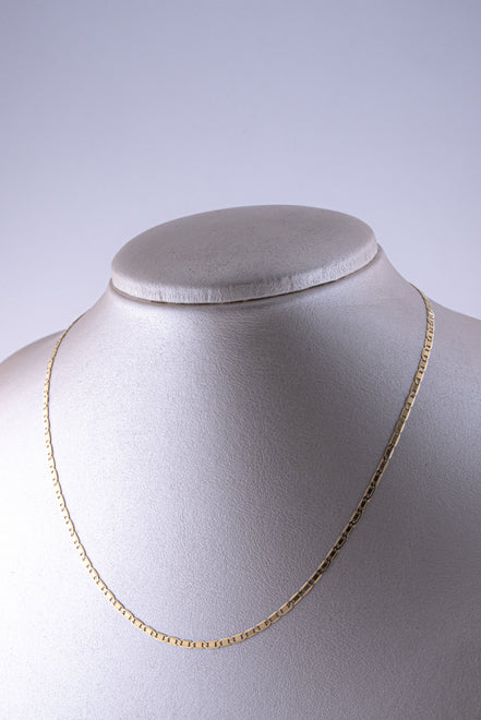 Cadena Escalera Oro Amarillo 18k /ITA79/ 45 cms / P: 1,5 gr